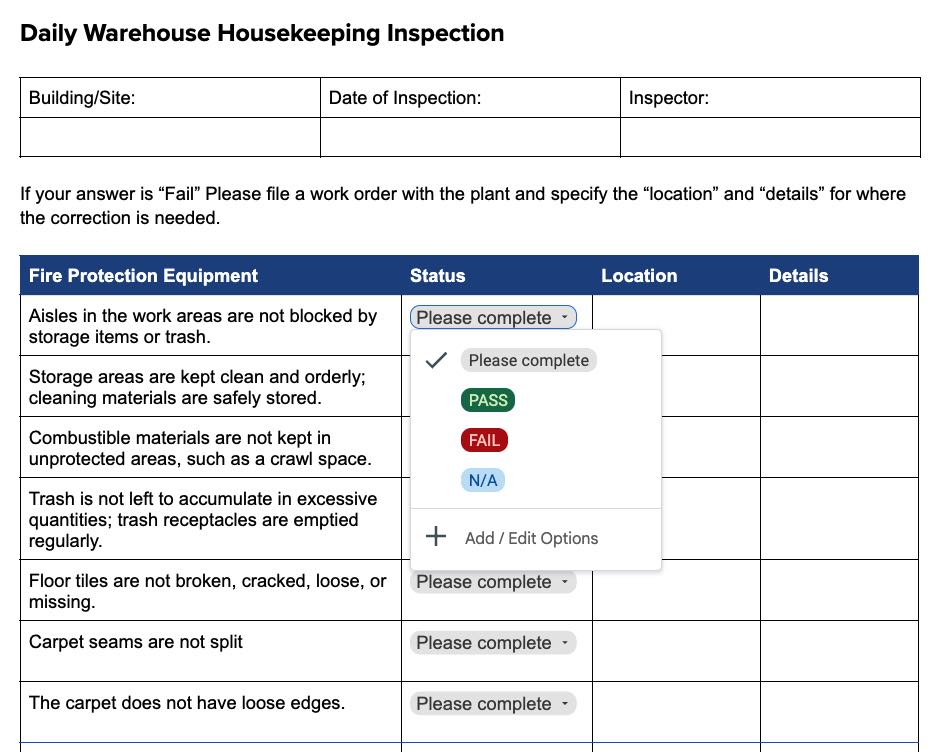 Daily Warehouse Housekeeping Inspection-min