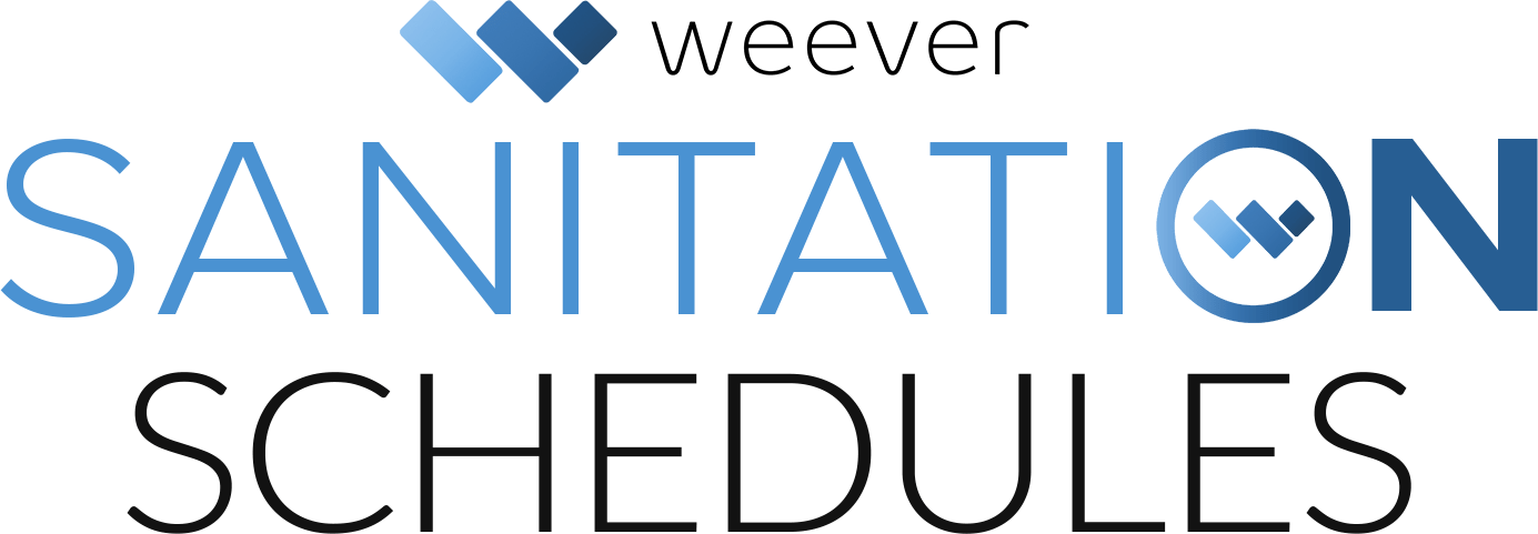 Weever Master Sanitation Schedules logo