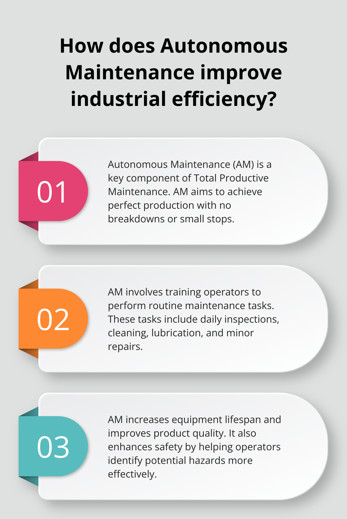 Infographic: How does Autonomous Maintenance improve industrial efficiency?