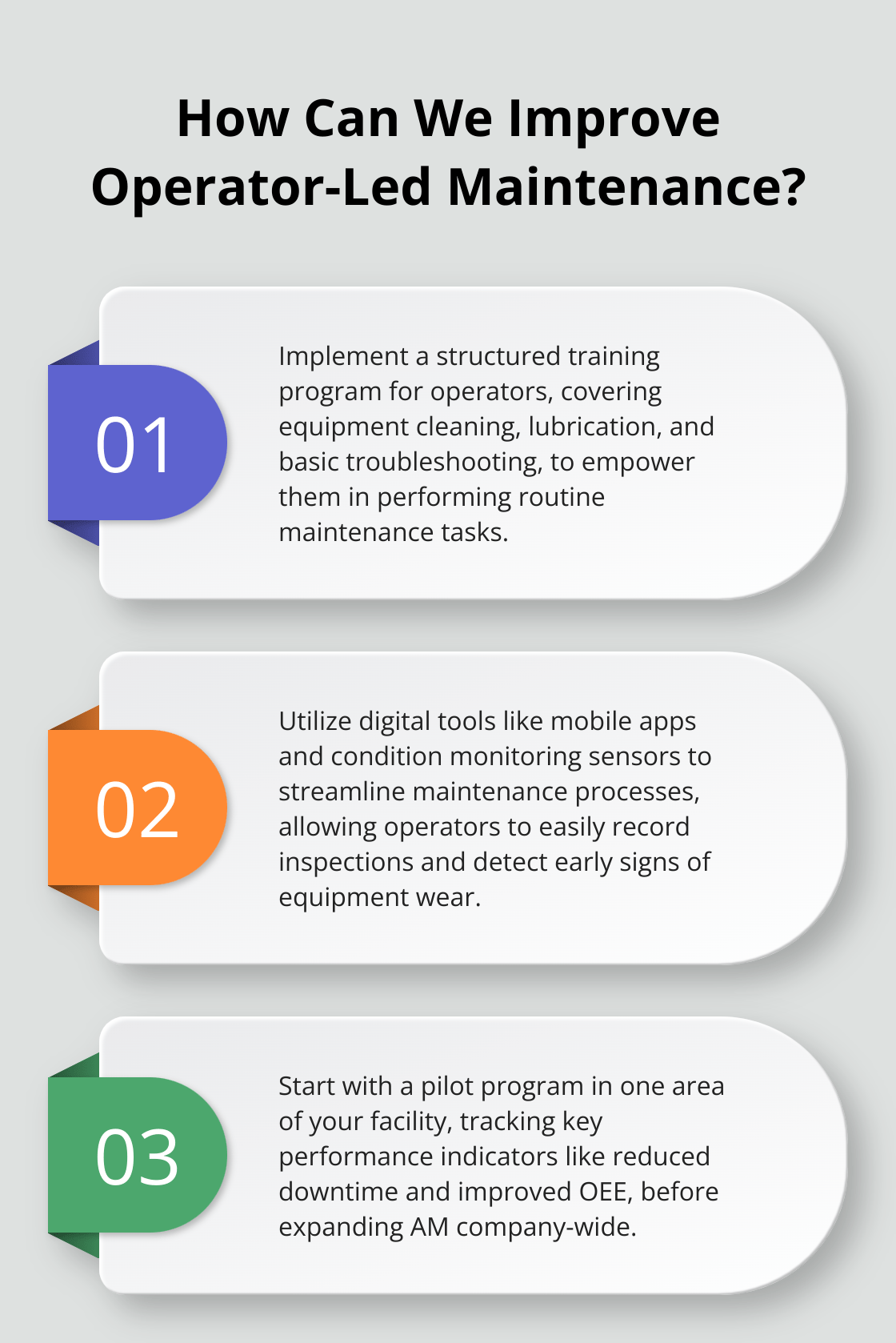 Infographic: How Can We Improve Operator-Led Maintenance? - autonomous maintenance slideshare