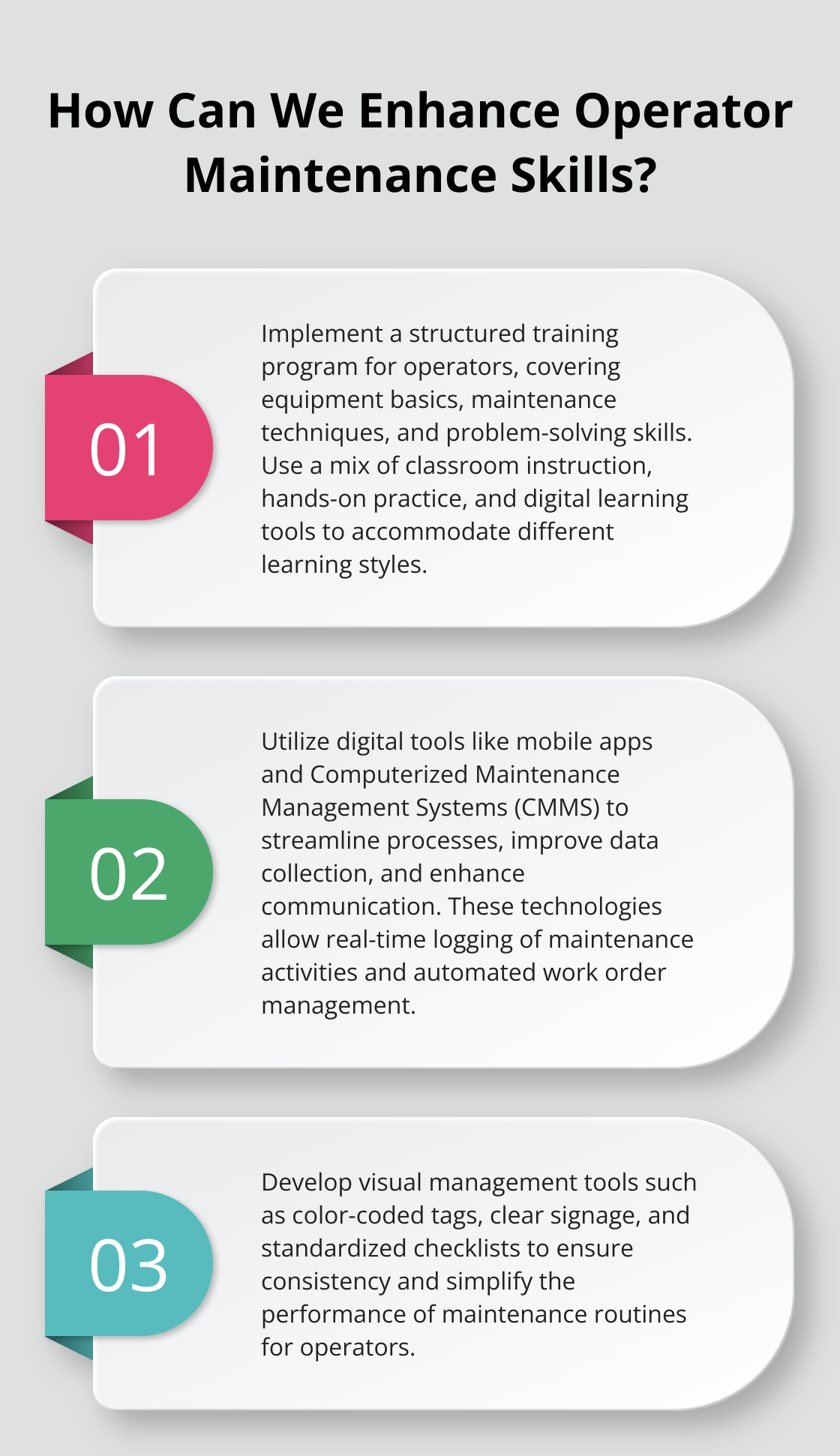 Infographic: How Can We Enhance Operator Maintenance Skills? - what is the purpose of autonomous maintenance