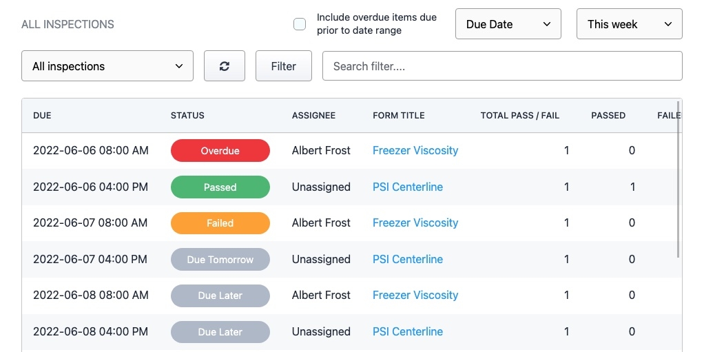 Lean Centerline Audit Schedule - workflow automation solution